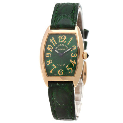 FRANCK MULLER フランクミュラー 1752QZSUN トノウカーベックス サンセット 腕時計 K18PG レディース 中古