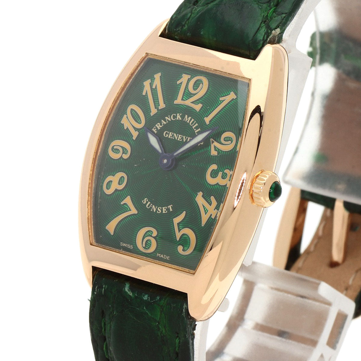 FRANCK MULLER フランクミュラー 1752QZSUN トノウカーベックス サンセット 腕時計 K18PG レディース 中古