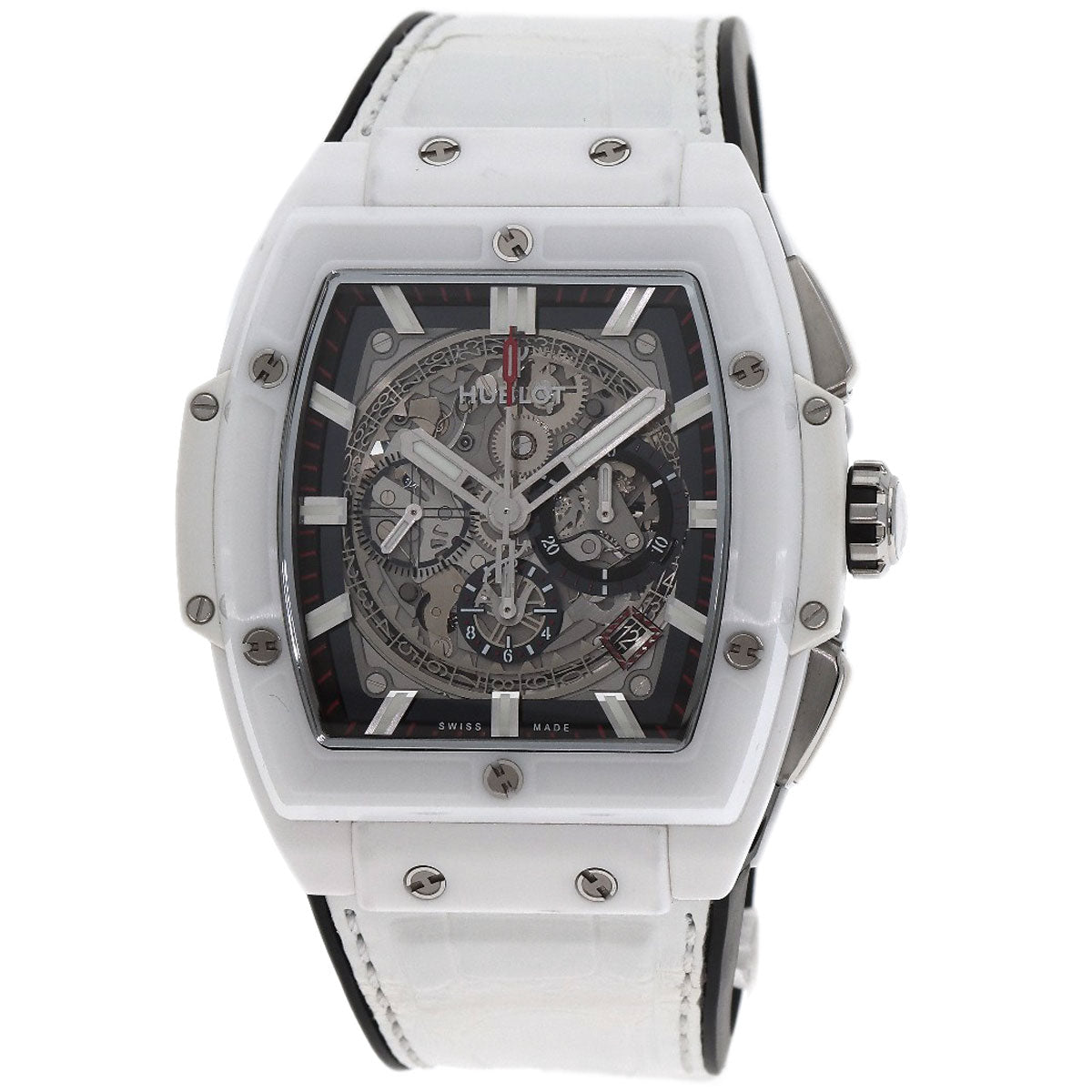 HUBLOT ウブロ 601.HX.0173.LR スピリット オブ ビックバン ホワイトセラミック 腕時計 セラミック メンズ 中古