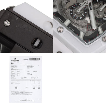 HUBLOT ウブロ 601.HX.0173.LR スピリット オブ ビックバン ホワイトセラミック 腕時計 セラミック メンズ 中古
