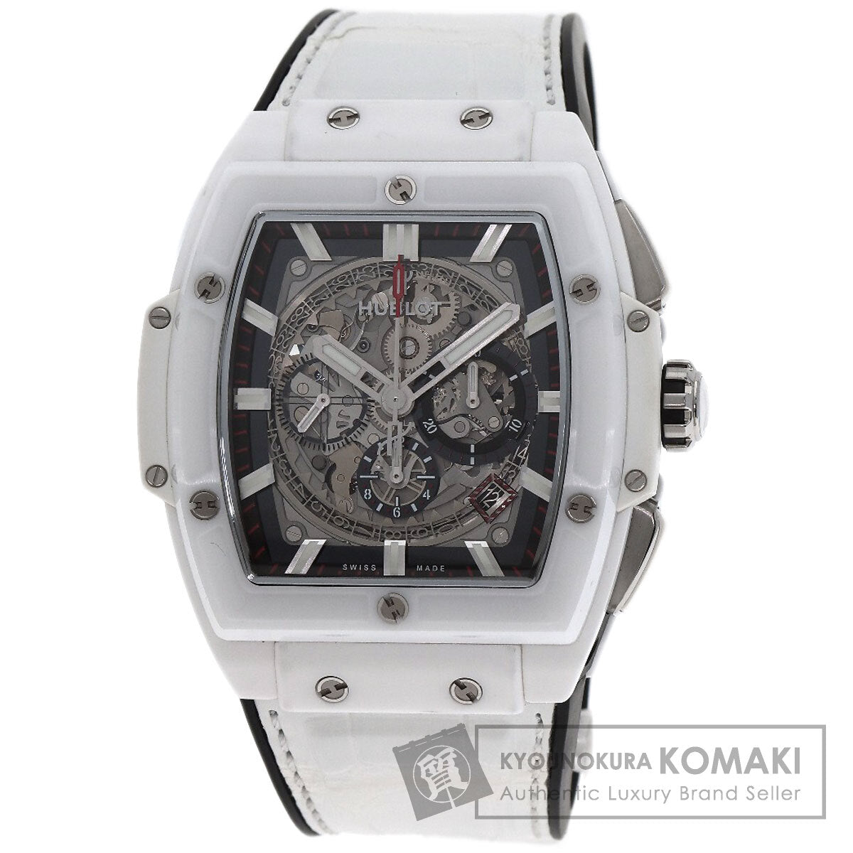 HUBLOT ウブロ 601.HX.0173.LR スピリット オブ ビックバン ホワイトセラミック 腕時計 セラミック メンズ 中古