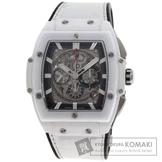 HUBLOT ウブロ 601.HX.0173.LR スピリット オブ ビックバン ホワイトセラミック 腕時計 セラミック メンズ 中古
