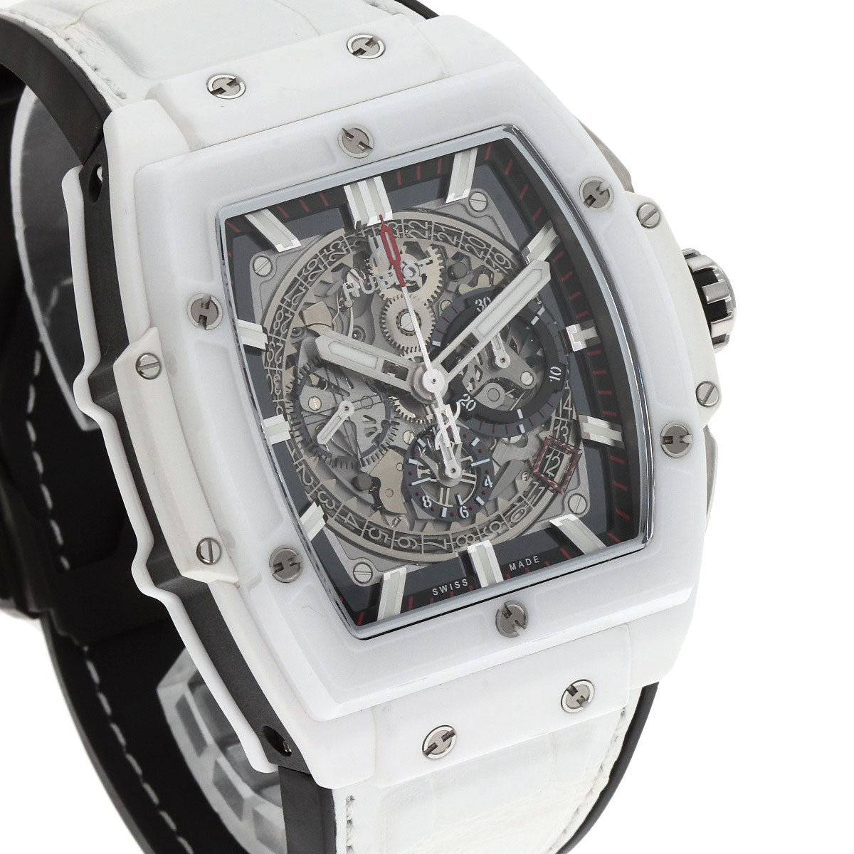 HUBLOT ウブロ 601.HX.0173.LR スピリット オブ ビックバン ホワイトセラミック 腕時計 セラミック メンズ 中古