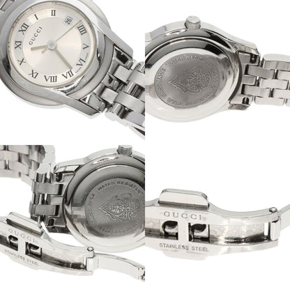 GUCCI グッチ 5500L ラウンドフェイス 腕時計 SS レディース 中古