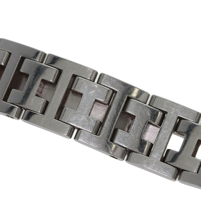 HERMES エルメス CL4.230 クリッパー ナクレ 12P ダイヤモンドベゼル 腕時計 SS レディース 中古