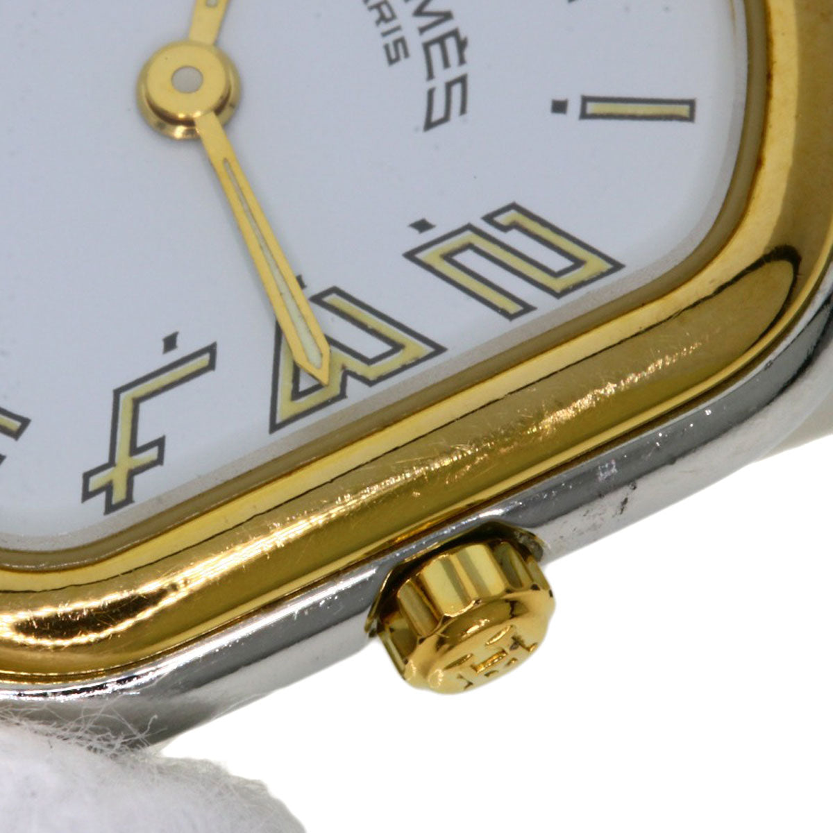 HERMES エルメス RA1.240 ラリー 腕時計 SS レディース 中古