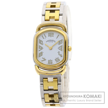 HERMES エルメス RA1.240 ラリー 腕時計 SS レディース 中古