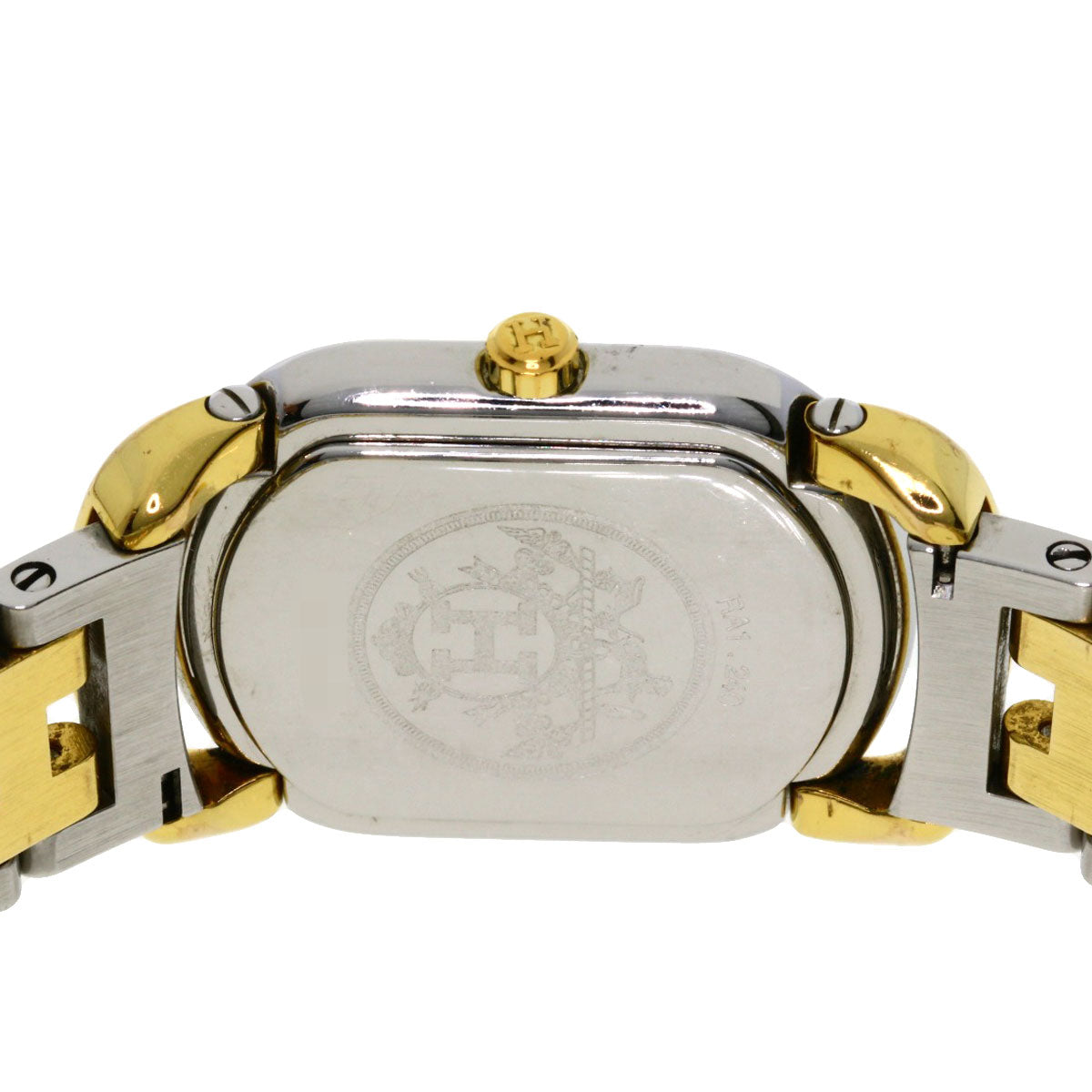 HERMES エルメス RA1.240 ラリー 腕時計 SS レディース 中古