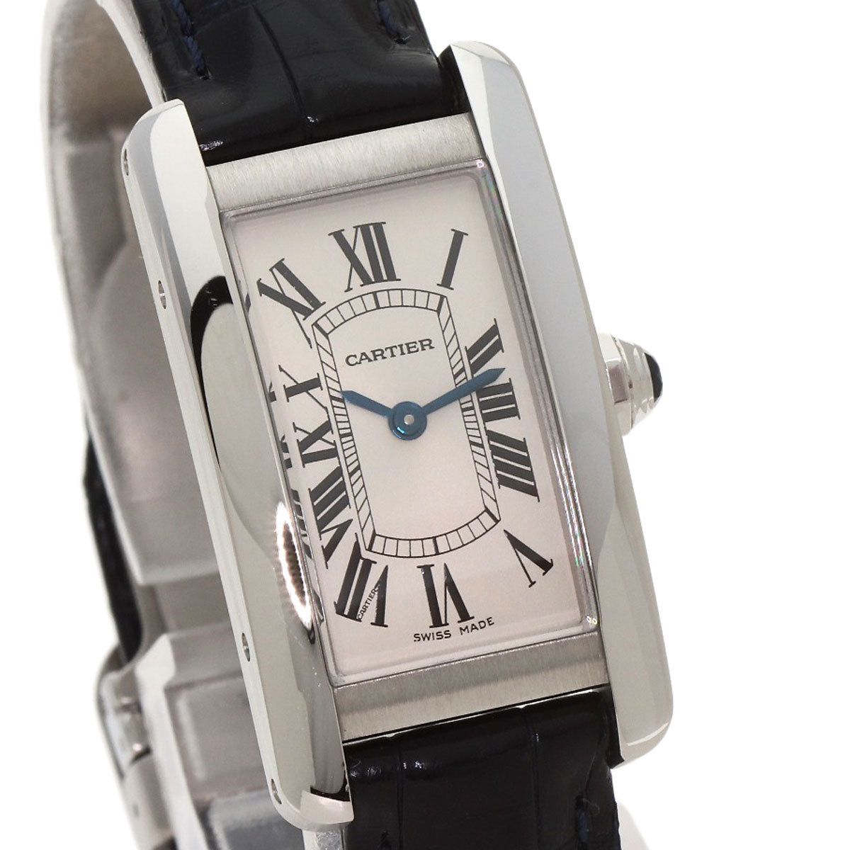 CARTIER カルティエ WSTA0016 タンクアメリカンSM 腕時計 SS レディース 中古