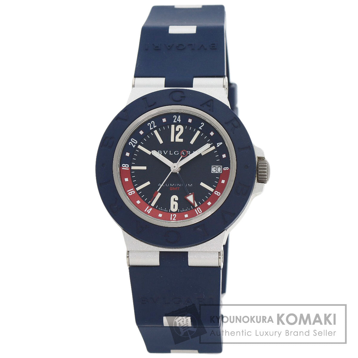 ブルガリ BB40ATGMT アルミニウム GMT 腕時計 中古 商品画像1