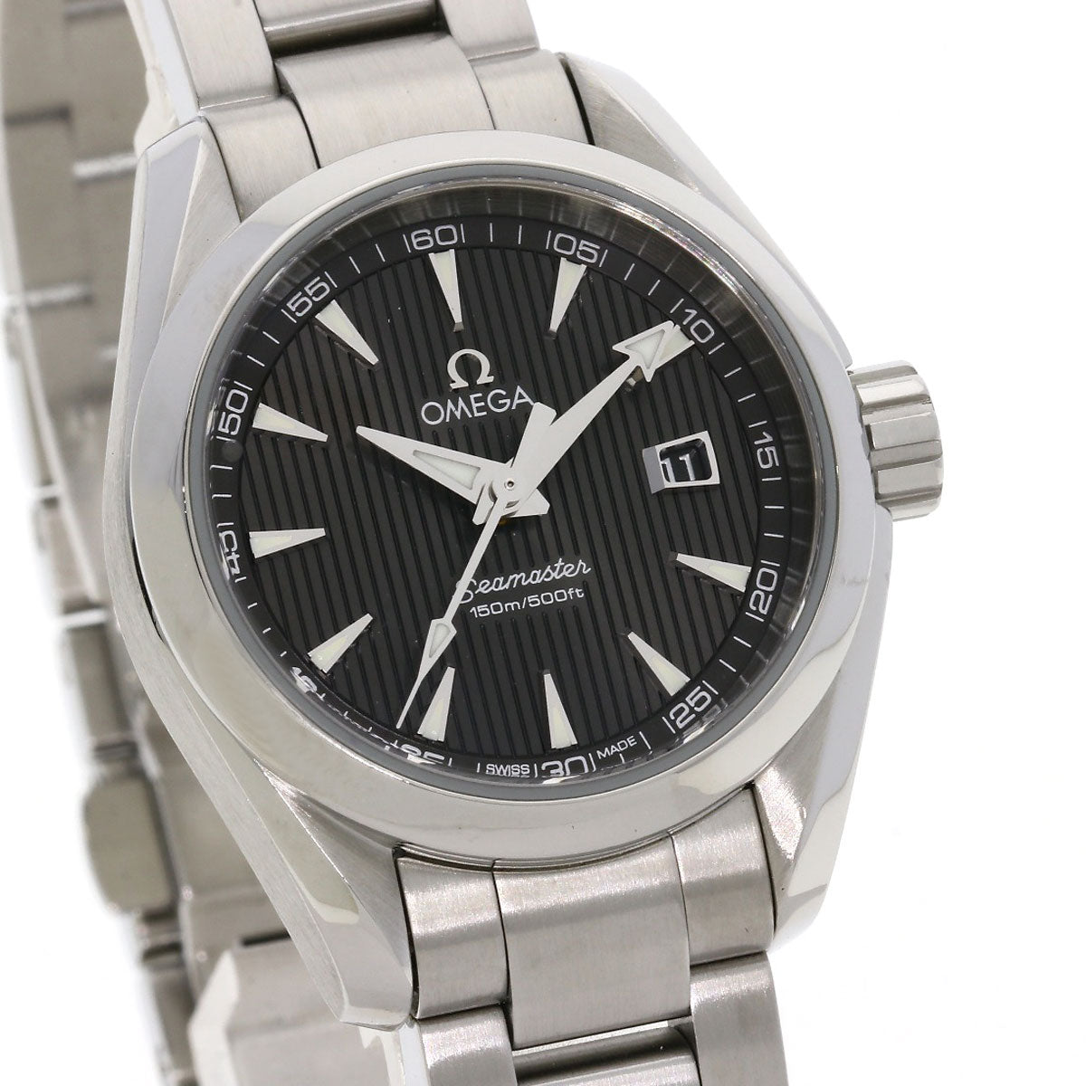 OMEGA オメガ 231.10.30.61.06.001 シーマスター アクアテラ 腕時計 SS レディース 中古