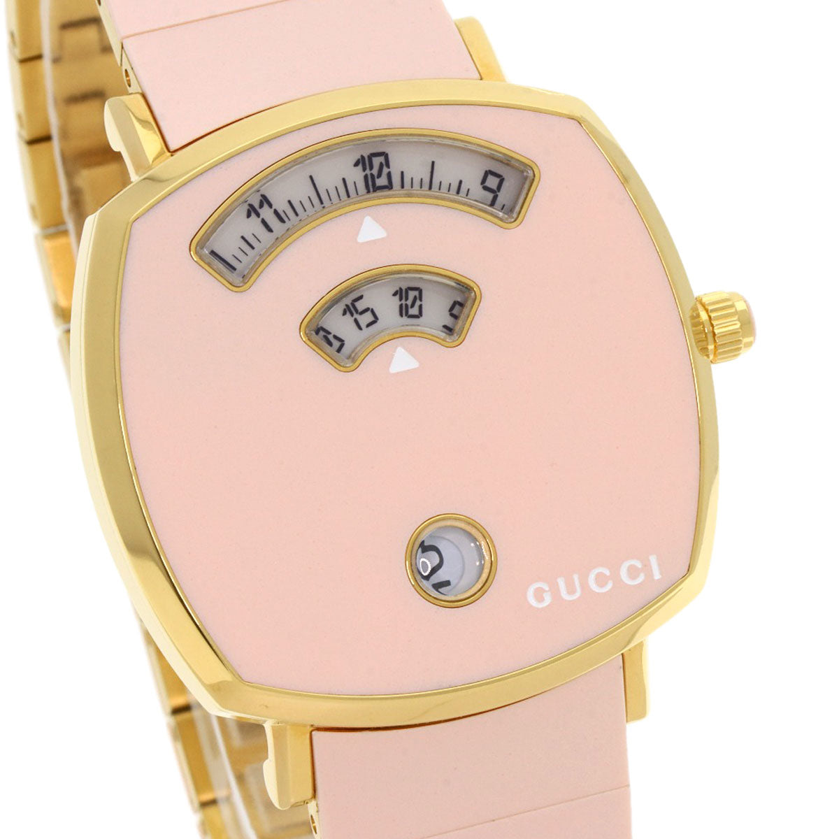 GUCCI グッチ YA157.4 グリップ 腕時計 GP レディース 中古