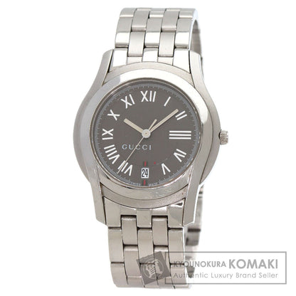 GUCCI グッチ 5500M ラウンドフェイス 腕時計 SS メンズ 中古