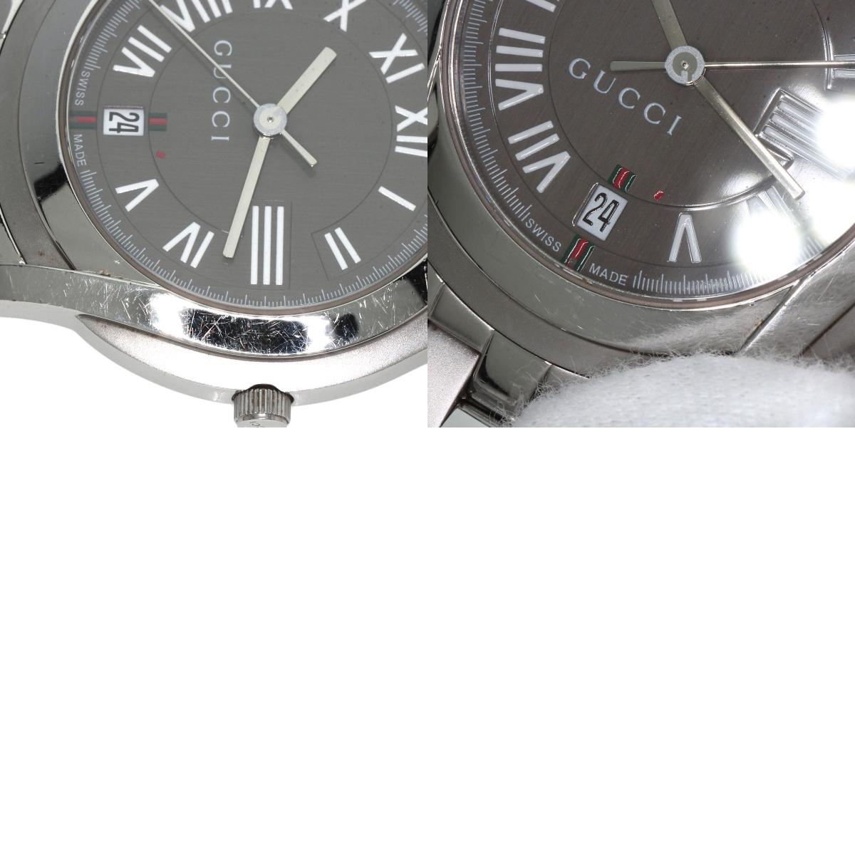 GUCCI グッチ 5500M ラウンドフェイス 腕時計 SS メンズ 中古