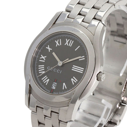 GUCCI グッチ 5500M ラウンドフェイス 腕時計 SS メンズ 中古