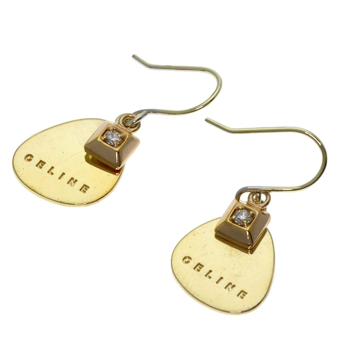セリーヌ セリーヌ ダイヤモンド ロゴ ピアス 中古 商品画像2