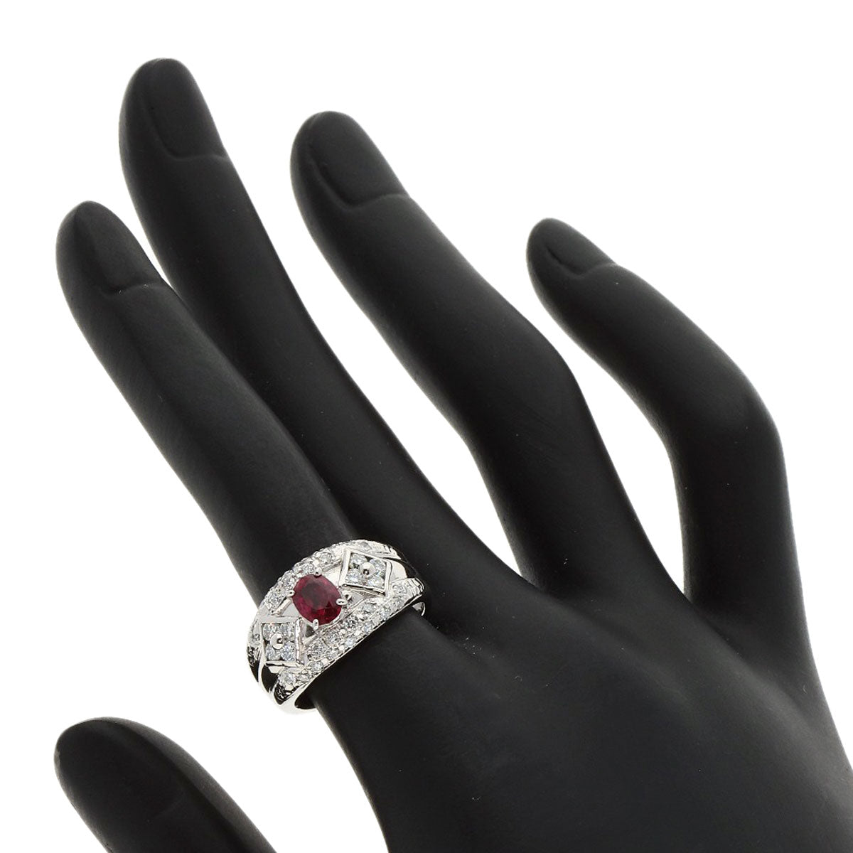 TASAKI タサキ ルビー ダイヤモンド リング・指輪 PT900 レディース 中古