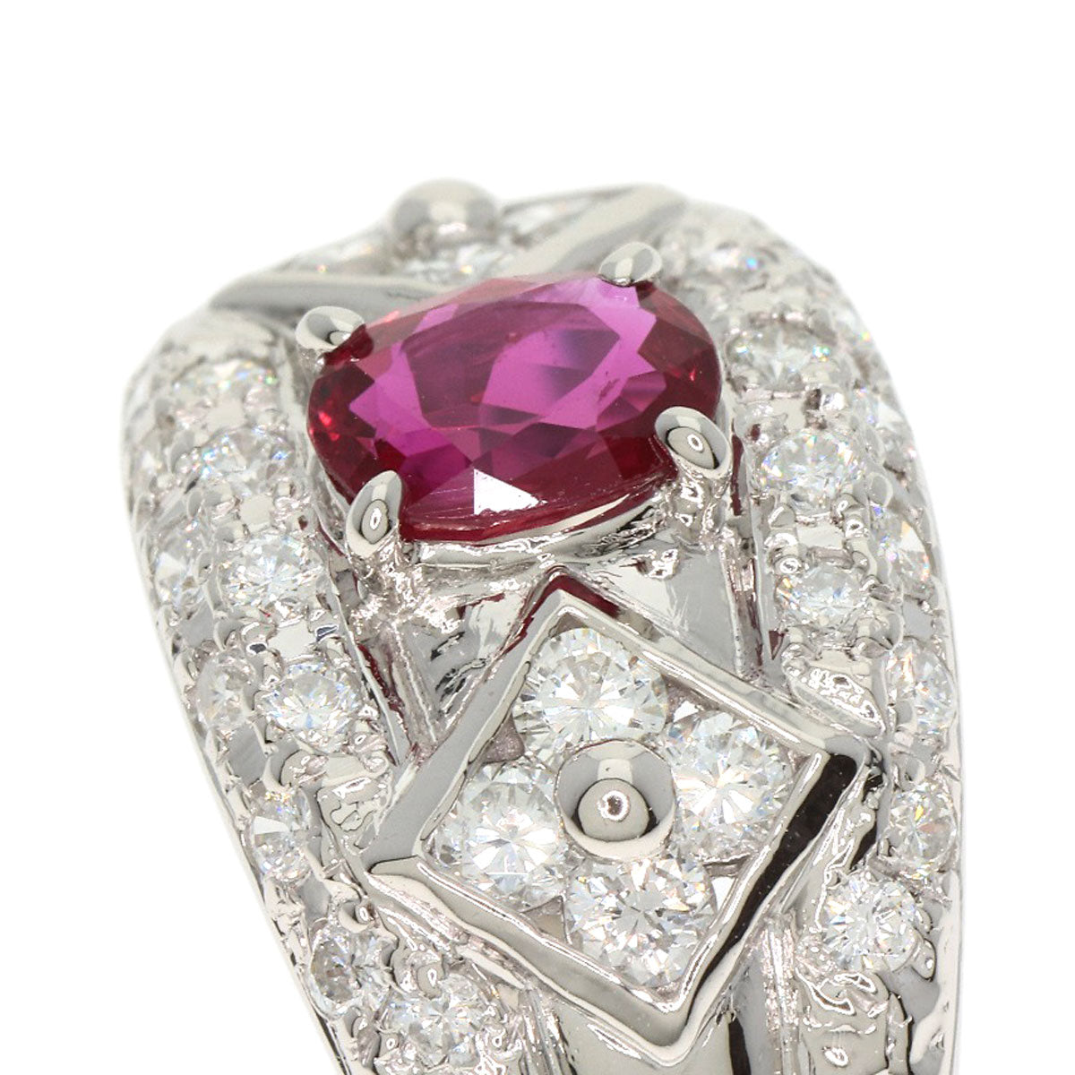 TASAKI タサキ ルビー ダイヤモンド リング・指輪 PT900 レディース 中古
