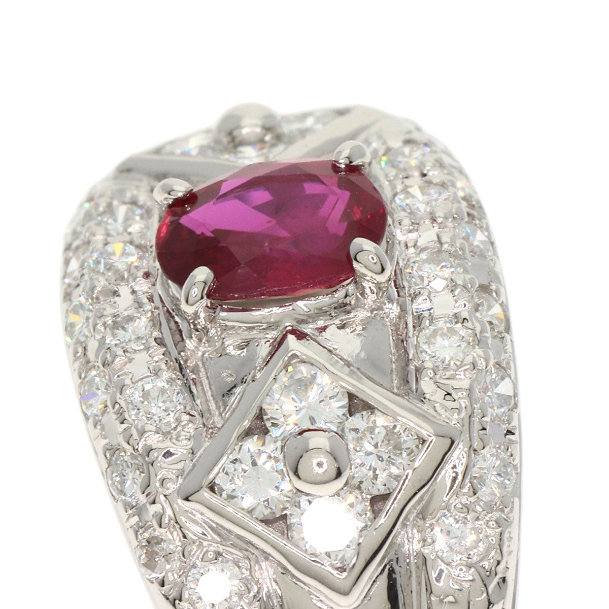 TASAKI タサキ ルビー ダイヤモンド リング・指輪 PT900 レディース 中古