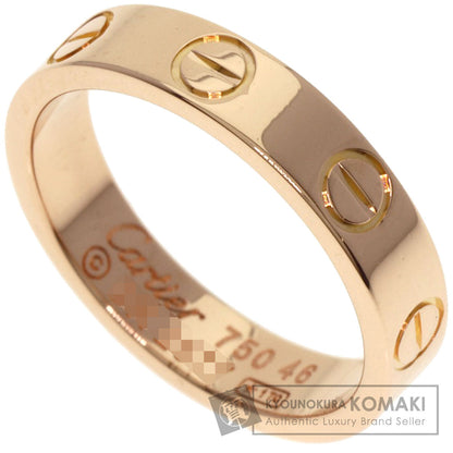 CARTIER カルティエ ミニ ラブリング #46 リング・指輪 K18PG レディース 中古