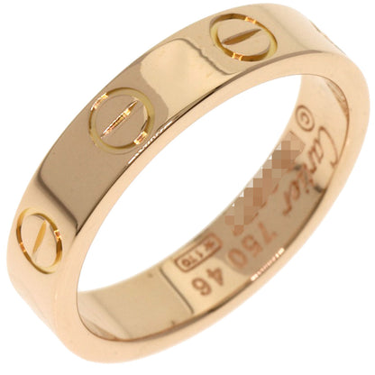 CARTIER カルティエ ミニ ラブリング #46 リング・指輪 K18PG レディース 中古