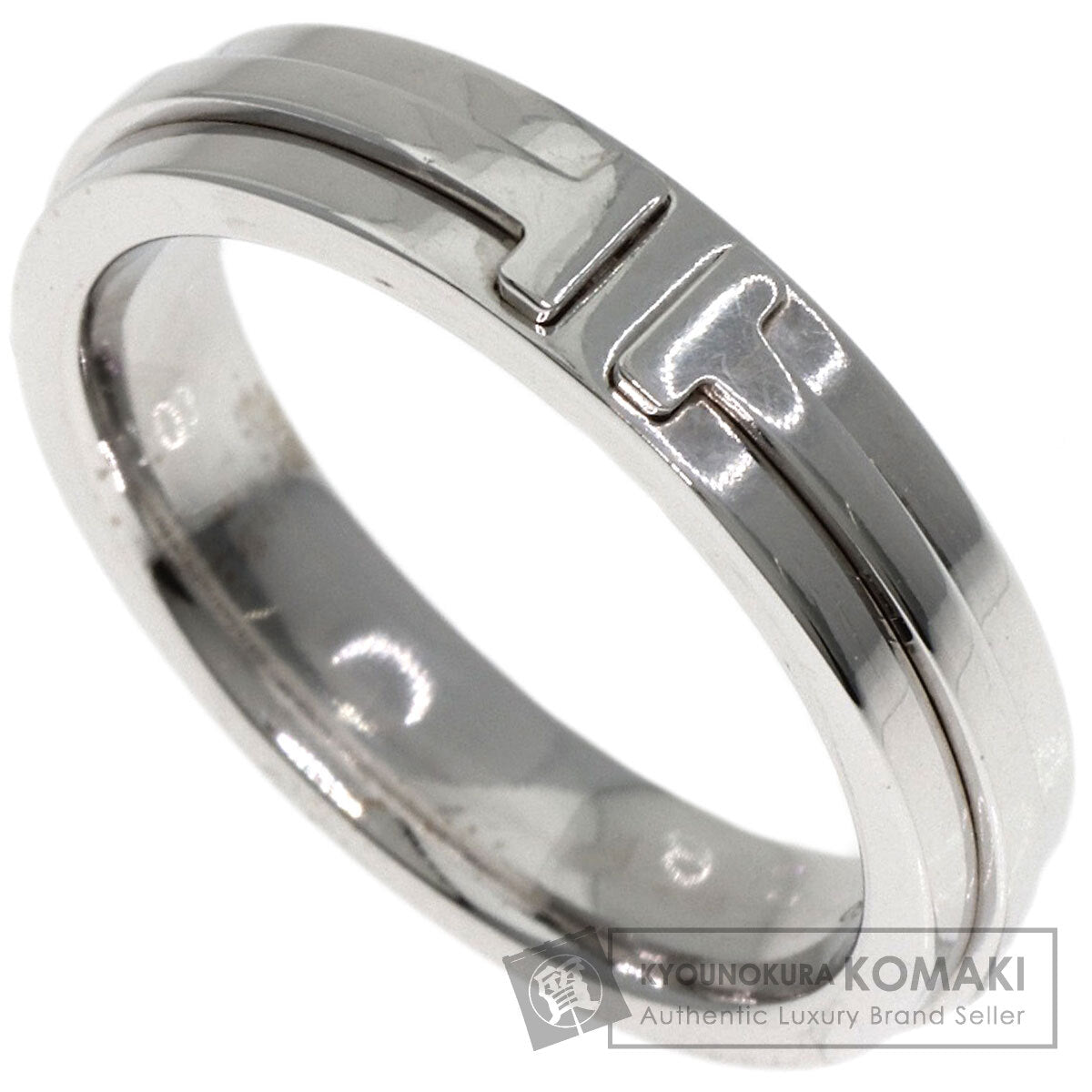 TIFFANY&Co. ティファニー T TWO ナロー リング・指輪 K18WG レディース 中古