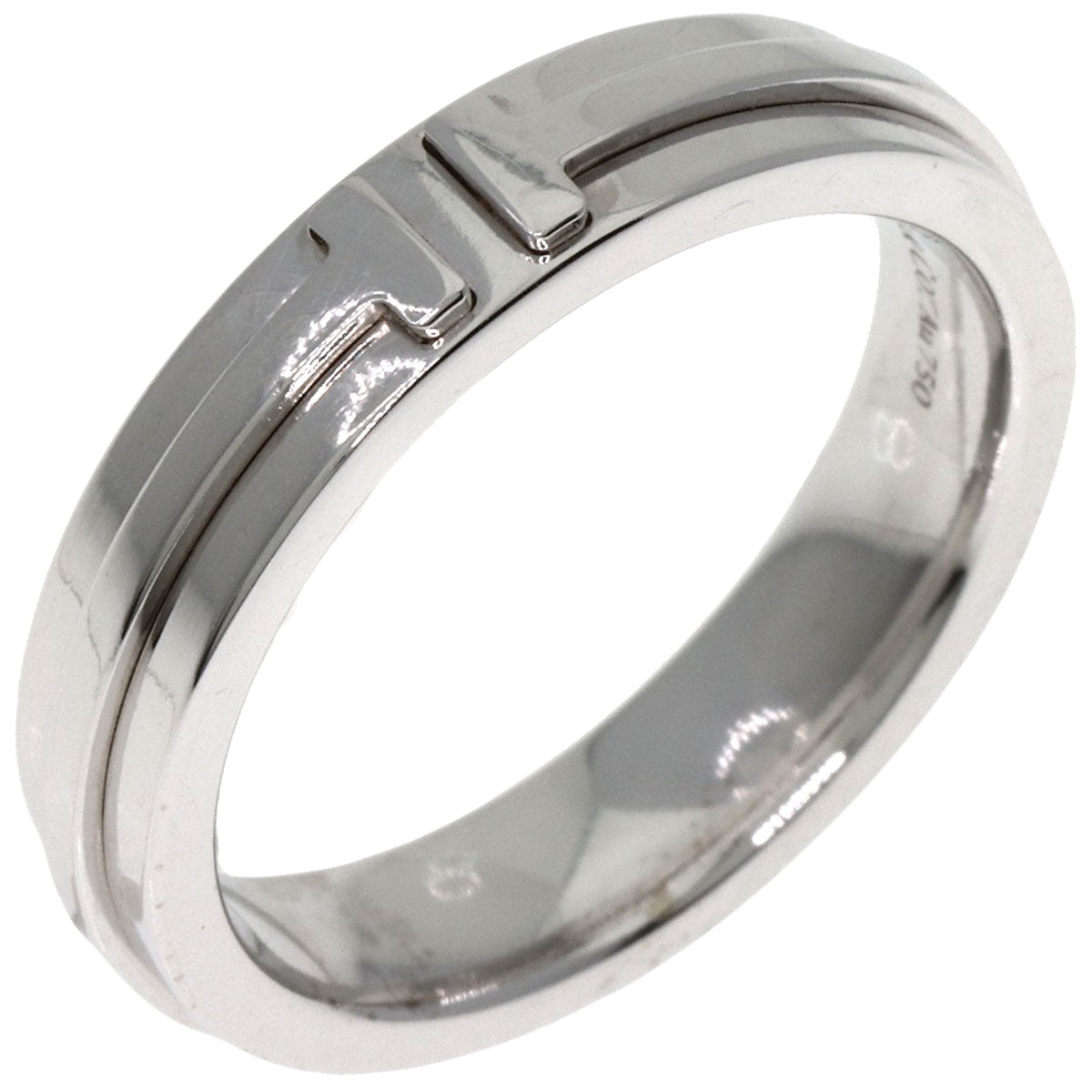 TIFFANY&Co. ティファニー T TWO ナロー リング・指輪 K18WG レディース 中古