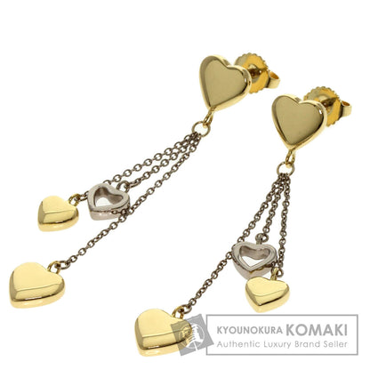 TIFFANY&Co. ティファニー ハートドロップ ピアス K18YG レディース 中古