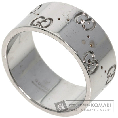 GUCCI グッチ アイコンワイド #15 リング・指輪 K18WG レディース 中古