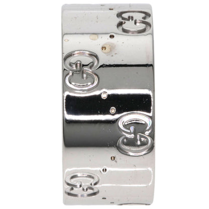 GUCCI グッチ アイコンワイド #15 リング・指輪 K18WG レディース 中古