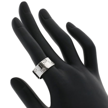 GUCCI グッチ アイコンワイド #15 リング・指輪 K18WG レディース 中古