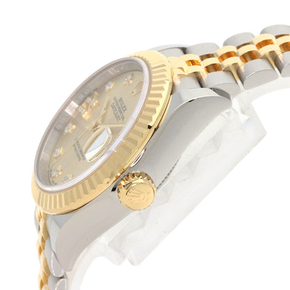 ROLEX ロレックス 279173G デイトジャスト 9P スターダイヤモンド 腕時計 SS レディース 中古