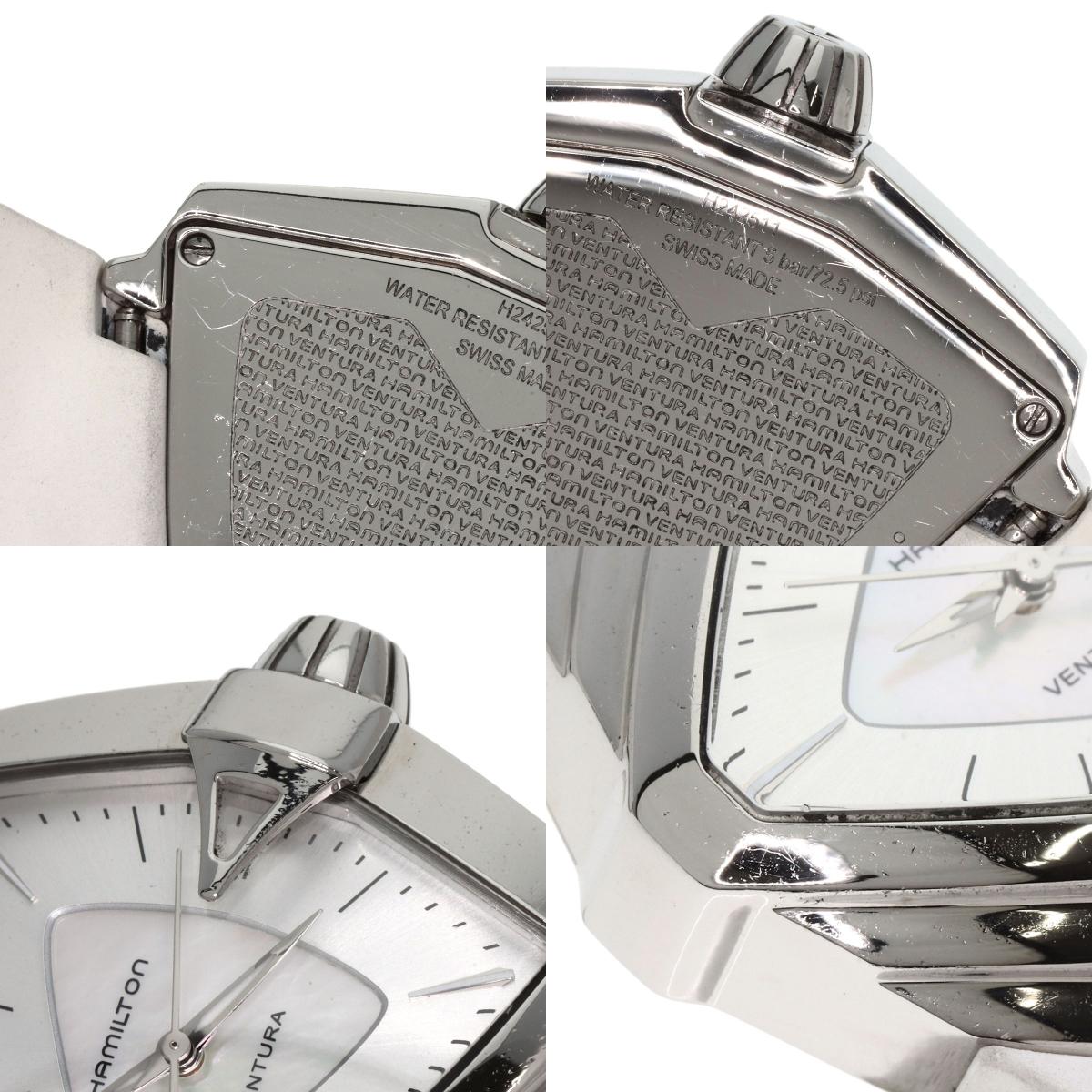 HAMILTON ハミルトン H24251391 ベンチュラ 腕時計 SS レディース 中古