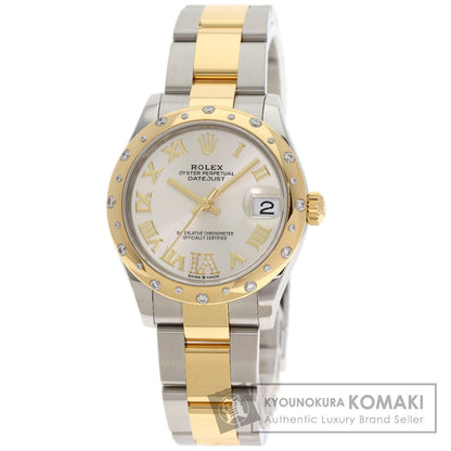 ROLEX ロレックス 278343RBR デイトジャスト 31 ダイヤモンド 腕時計 SS ボーイズ 中古