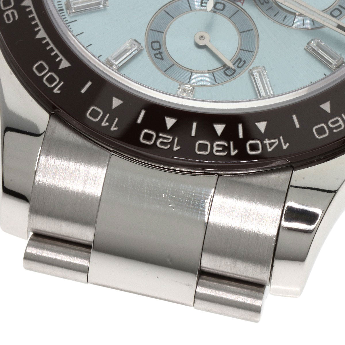 ROLEX ロレックス 116506A コスモグラフ デイトナ アイスブルー 文字盤 ダイヤモンド 腕時計 PT メンズ 中古
