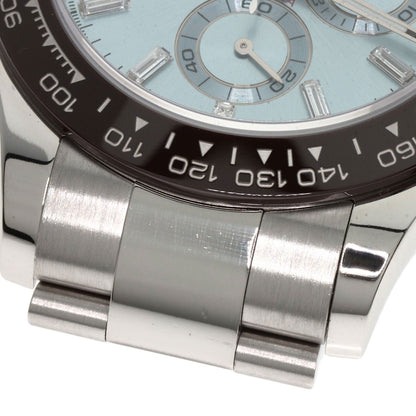 ROLEX ロレックス 116506A コスモグラフ デイトナ アイスブルー 文字盤 ダイヤモンド 腕時計 PT メンズ 中古