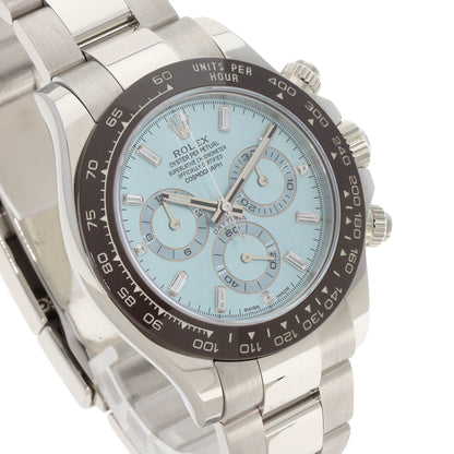 ROLEX ロレックス 116506A コスモグラフ デイトナ アイスブルー 文字盤 ダイヤモンド 腕時計 PT メンズ 中古