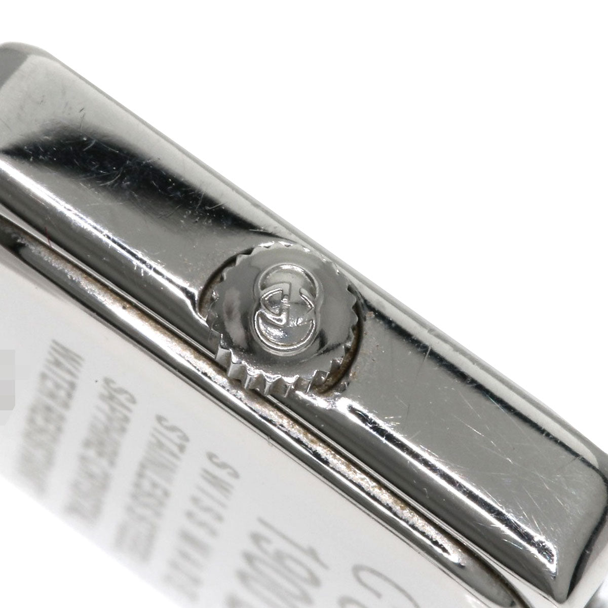 GUCCI グッチ 1900L スクエアフェイス 腕時計 SS レディース 中古