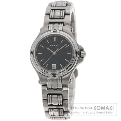 GUCCI グッチ 9040L ラウンドフェイス 腕時計 SS レディース 中古