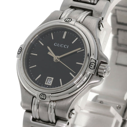 GUCCI グッチ 9040L ラウンドフェイス 腕時計 SS レディース 中古