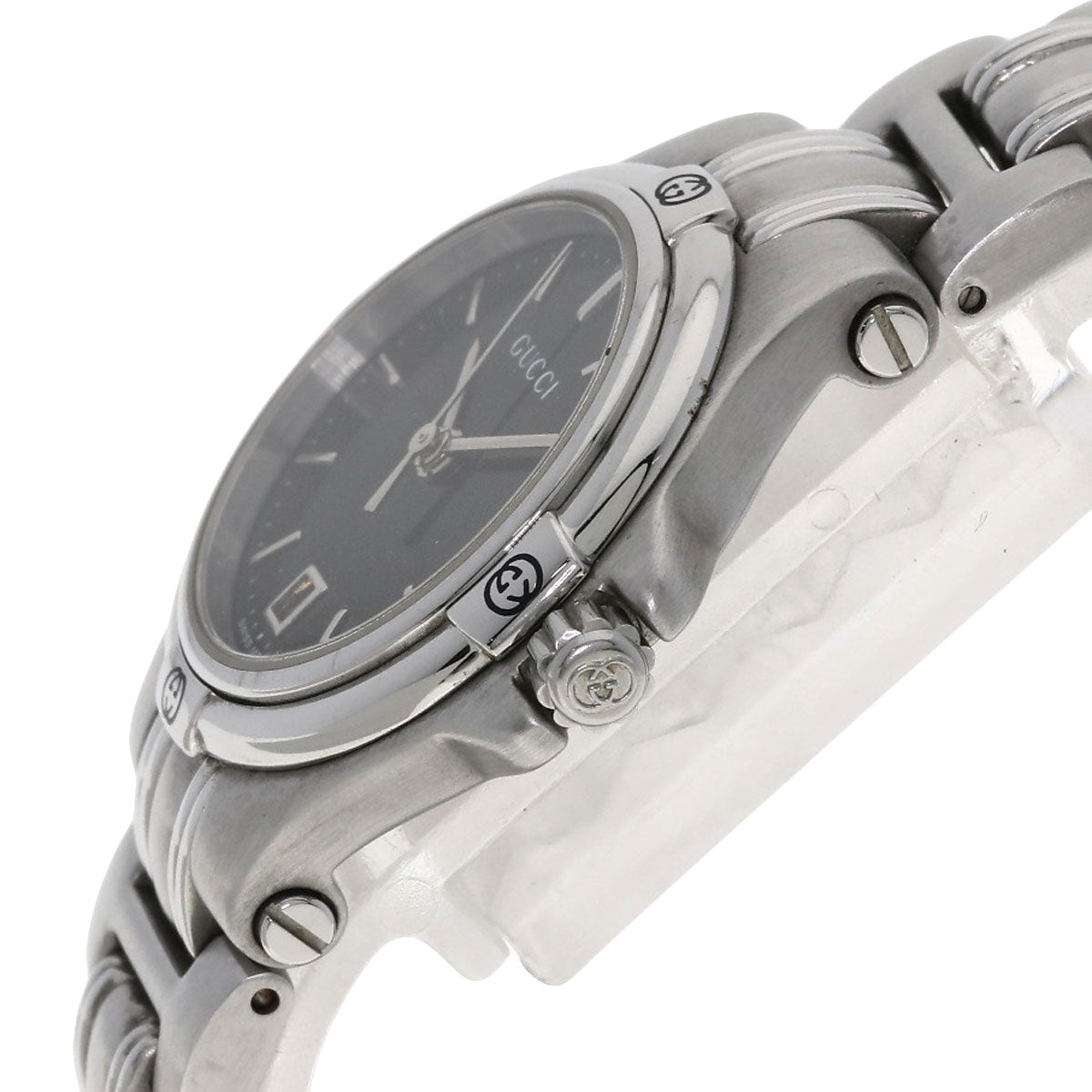 GUCCI グッチ 9040L ラウンドフェイス 腕時計 SS レディース 中古