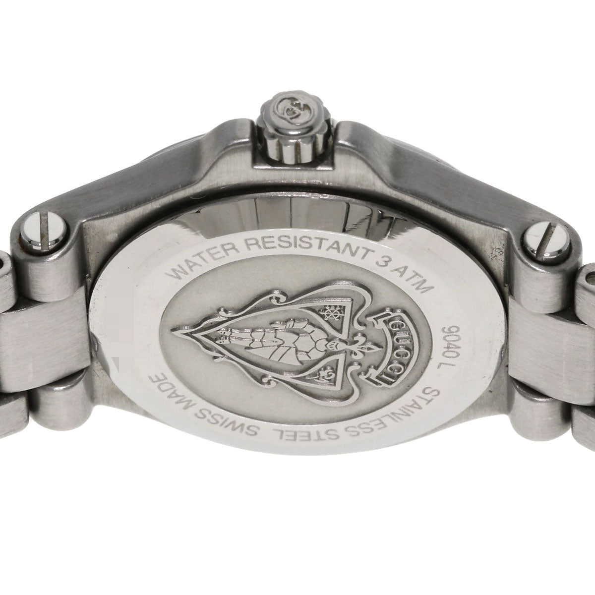 GUCCI グッチ 9040L ラウンドフェイス 腕時計 SS レディース 中古