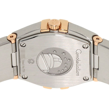 OMEGA オメガ 123.20.24.60.53.001 コンステレーション ブルー ギョーシェ 12P ダイヤモンド 腕時計 SS レディース 中古