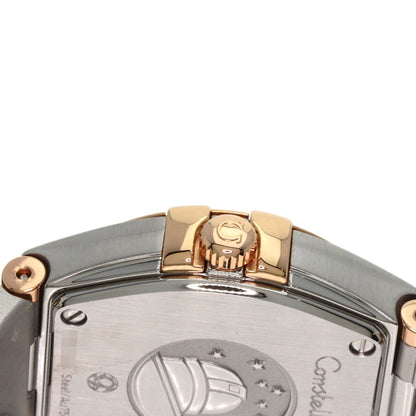 OMEGA オメガ 123.20.24.60.53.001 コンステレーション ブルー ギョーシェ 12P ダイヤモンド 腕時計 SS レディース 中古