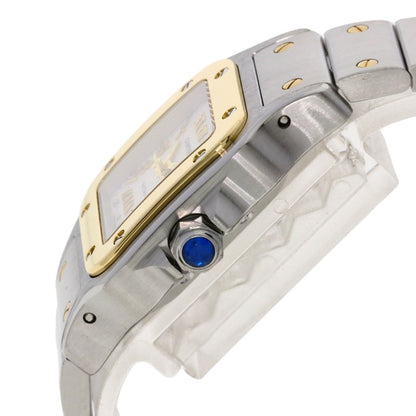 CARTIER カルティエ W20045C4 サントスガルベSM 20周年記念モデル 腕時計 SS レディース 中古