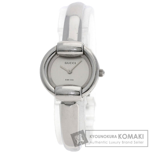 GUCCI グッチ 1400L ラウンドフェイス 腕時計 SS レディース 中古