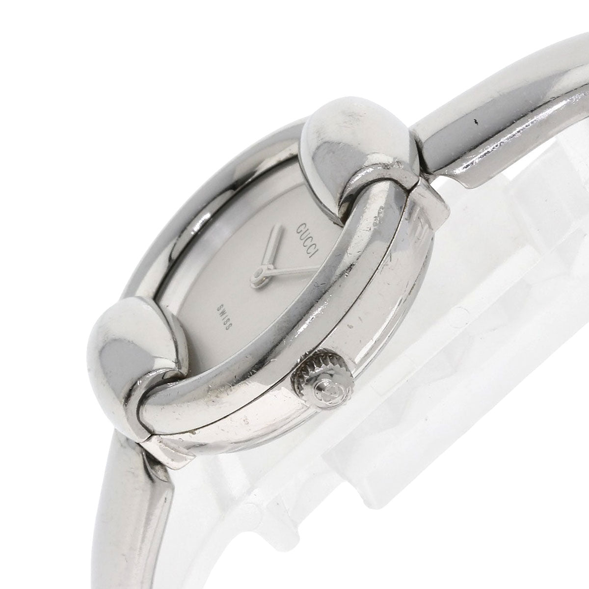 GUCCI グッチ 1400L ラウンドフェイス 腕時計 SS レディース 中古