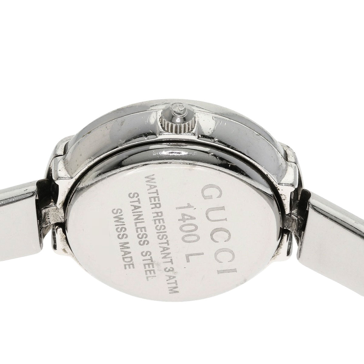GUCCI グッチ 1400L ラウンドフェイス 腕時計 SS レディース 中古