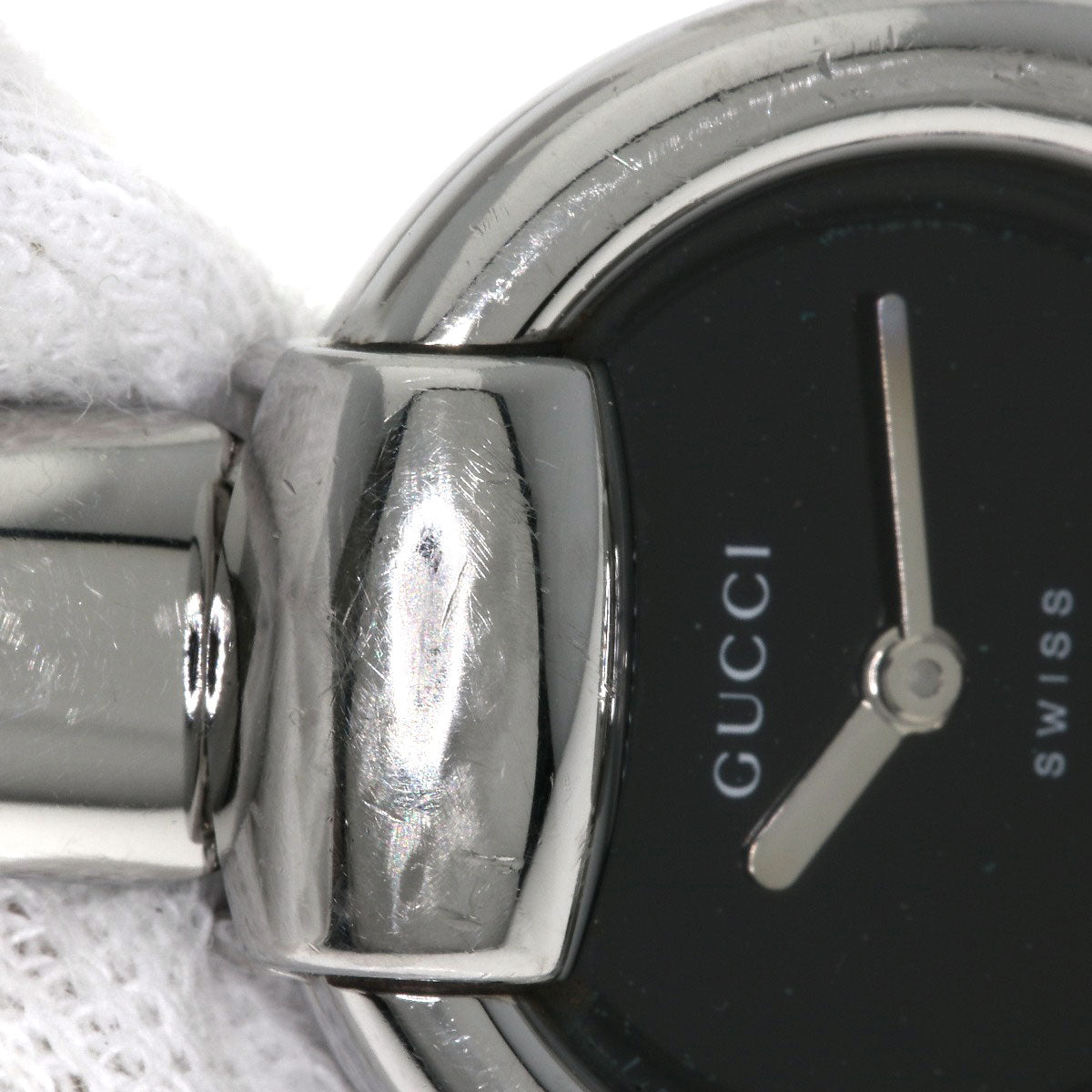 GUCCI グッチ 1400L ラウンドフェイス 腕時計 SS レディース 中古