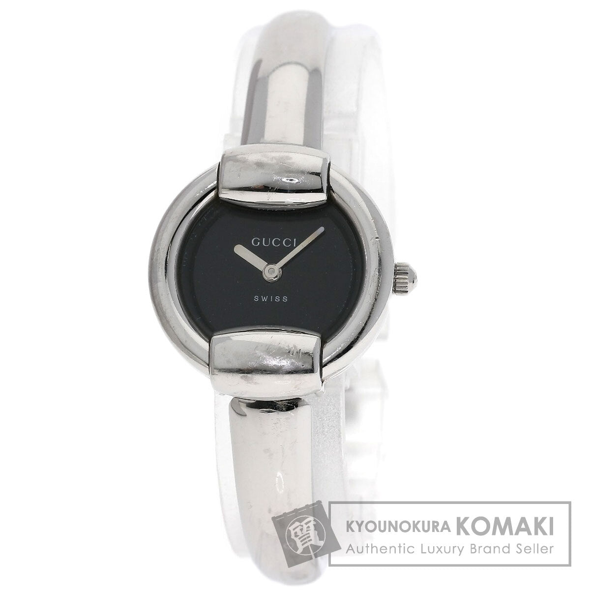 GUCCI グッチ 1400L ラウンドフェイス 腕時計 SS レディース 中古
